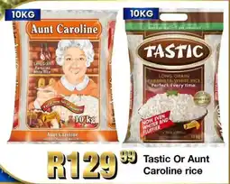Take 'n Pay Tastic Or Aunt Caroline rice offer