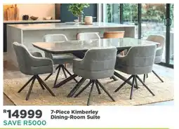 House & Home 7-Piece Kimberley Dining-Room Suite offer