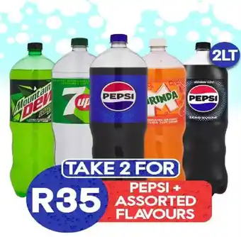 Pepsi + Assorted Flavours
