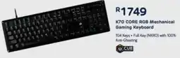 Computer Mania K70 CORE RGB Mechanical Gaming Keyboard offer