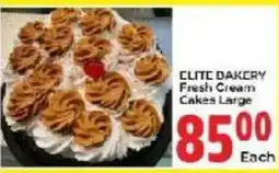 Elite Power Trade Cash & Carry Elite Bakery Fresh Cream Cakes Large offer