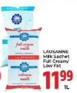 Elite Power Trade Cash & Carry LAUSANNE Milk Sachet Full Cream/ Low Fat offer