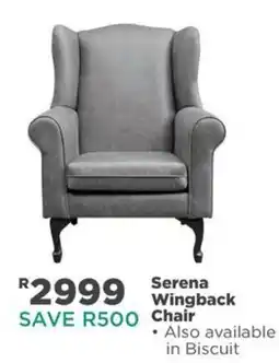 House & Home Serena Wingback Chair offer