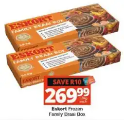 Checkers Hyper Eskort Frozen Family Braai Box offer