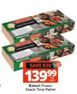 Checkers Hyper Eskort Frozen Snack Time Platter offer