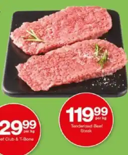 Checkers Hyper Tenderised Beef Steak offer