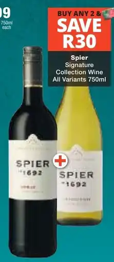 Liquor Shop Spier Signature Collection Wine offer