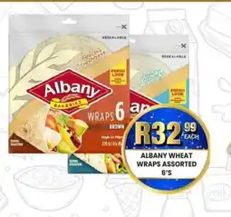 Take 'n Pay Albany Wheat Wraps Assorted offer