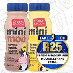 Take 'n Pay Spring Meadow mini moo milkshake offer