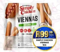 Take 'n Pay Simply Chicken Viennas offer