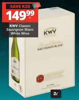 Liquor Shop KVV Classic Sauvignon Blanc White Wine offer