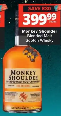 Liquor Shop Monkey Shoulder Blended Malt Scotch Whisky offer