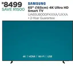House & Home SAMSUNG 65" (165cm) 4K Ultra HD Smart TV offer