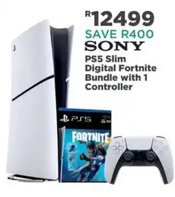 House & Home SONY PS5 Slim Digital Fortnite Bundle with 1 Controller offer