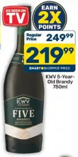 Pick n Pay Liquor KWV Five Brandy offer