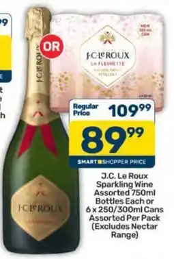 Pick n Pay Liquor J.C. Le Roux Sparkling Wine Assorted offer