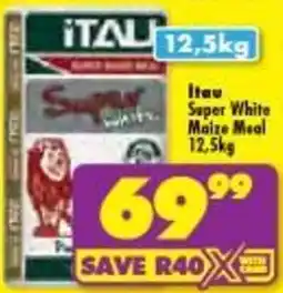 Shoprite Itau Super White Maize Meal offer