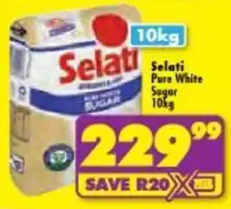 Shoprite Selati Pure White Sugar offer