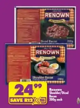 Shoprite Renown Shoulder/Diced Bacon offer