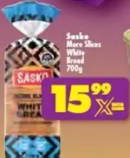 Shoprite Sasko More Slices White Bread offer