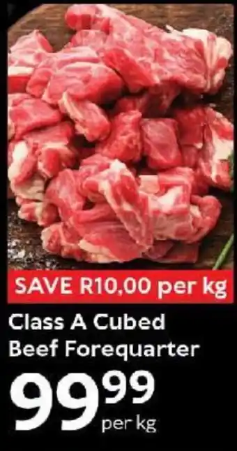 Oxford Freshmarket Class A Cubed Beef Forequarter offer