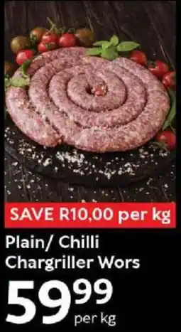 Oxford Freshmarket Chargriller Wors offer