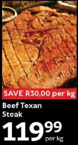 Oxford Freshmarket Beef Texan Steak offer