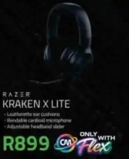 Computer Mania RAZER KRAKEN X LITE offer