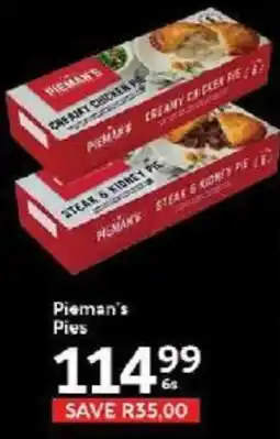 Oxford Freshmarket Pieman's Pies offer