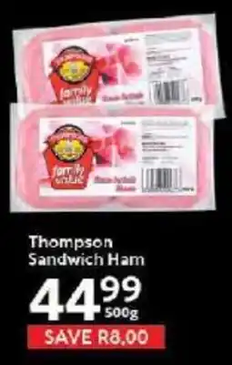 Oxford Freshmarket Thompson Sandwich Ham offer