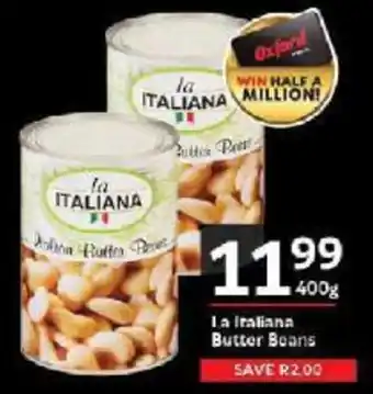 Oxford Freshmarket La Italiana Butter Beans offer