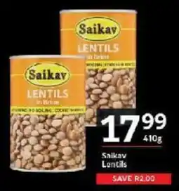 Oxford Freshmarket Saikav Lentils offer