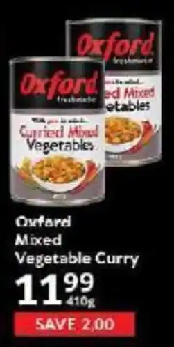 Oxford Freshmarket Oxford Mixed Vegetable Curry offer