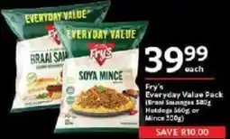 Oxford Freshmarket Fry's Everyday Value Pack offer