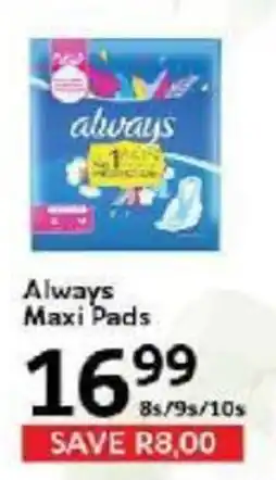 Oxford Freshmarket Always Maxi Pads offer