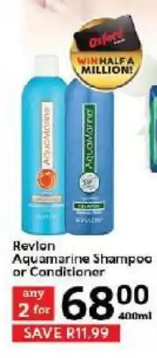 Oxford Freshmarket Revlon Aquamarine Shampoo or Conditioner offer