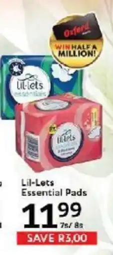 Oxford Freshmarket Lil-Lets Essential Pads offer