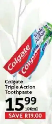 Oxford Freshmarket Colgate Triple Action Toothpaste offer
