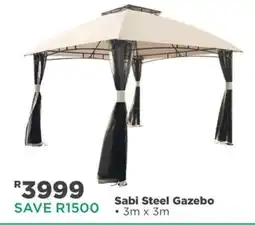 House & Home Sabi Steel Gazebo offer