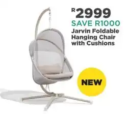 House & Home Jarvin Foldable Hanging Chair with Cushions offer