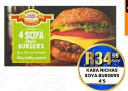 Take 'n Pay Kara Nichas Soya Burgers offer