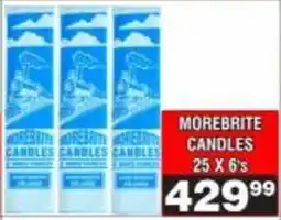 Advance Cash n Carry Morebrite Candles offer