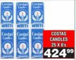 Advance Cash n Carry Costas Candles offer