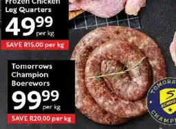 Oxford Freshmarket Tomorrows Champion Boerewors offer