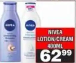 Advance Cash n Carry NIVEA LOTION/CREAM offer