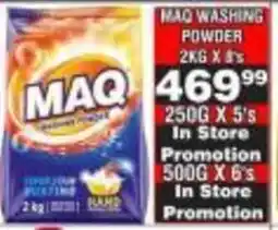 Advance Cash n Carry MAQ WASHING POWDER offer
