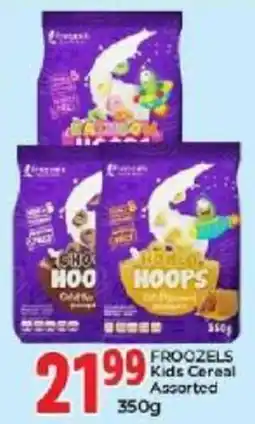 Elite Power Trade Cash & Carry FROOZELS Kids Cereal Assorted offer