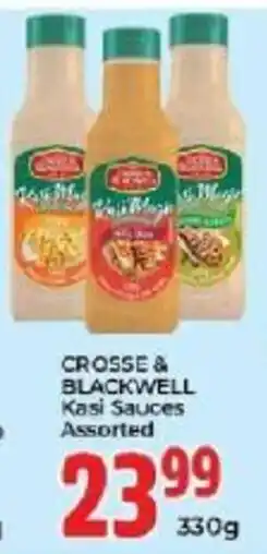 Elite Power Trade Cash & Carry Crosse & Blackwell Kasi Sauces Assorted offer