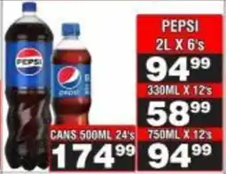Advance Cash n Carry Pepsi offer