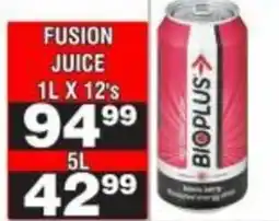Advance Cash n Carry Fusion Juice BIOPUS offer